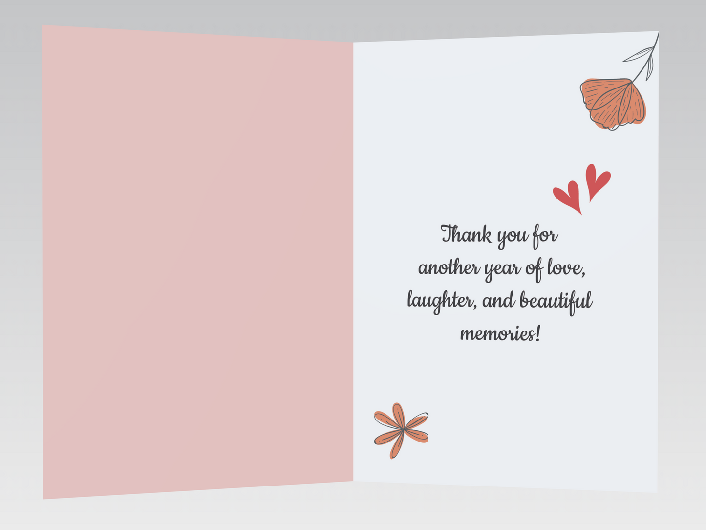 Champagne Toast Anniversary Card