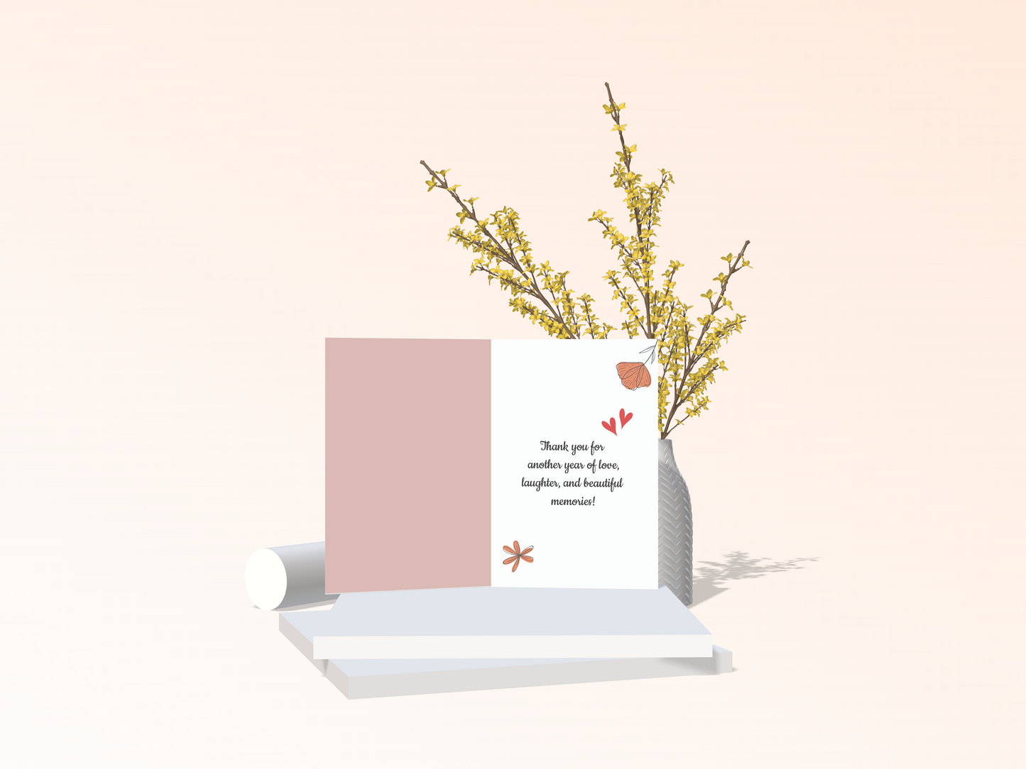 Champagne Toast Anniversary Card