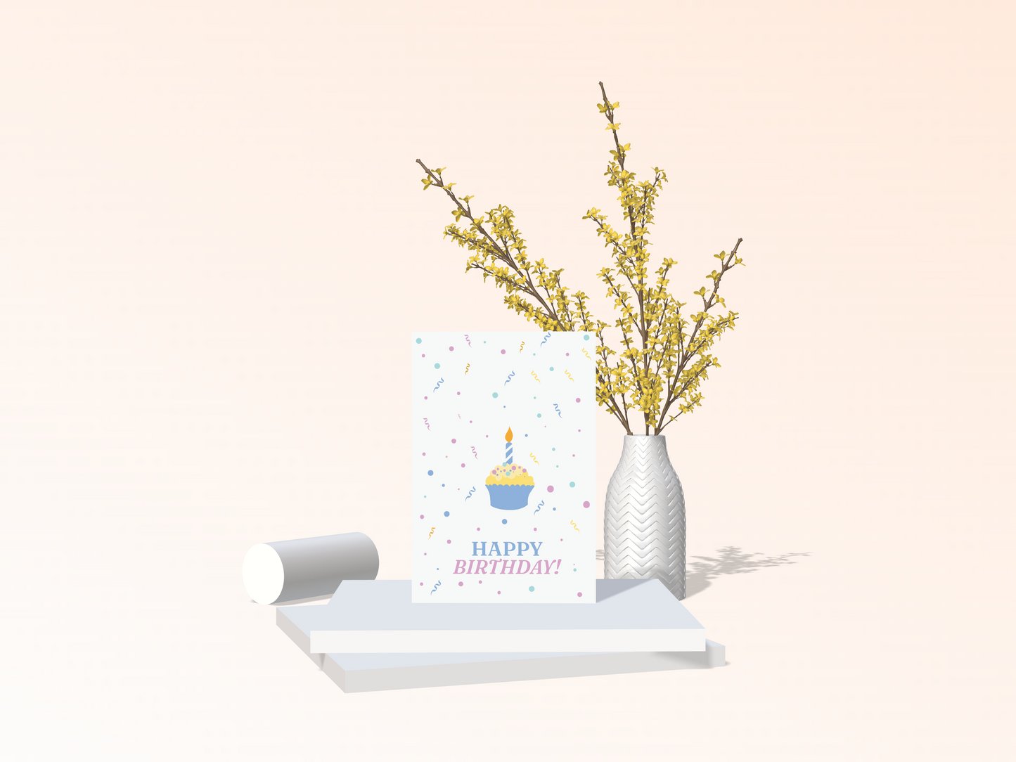 Cupcake Birthday Card