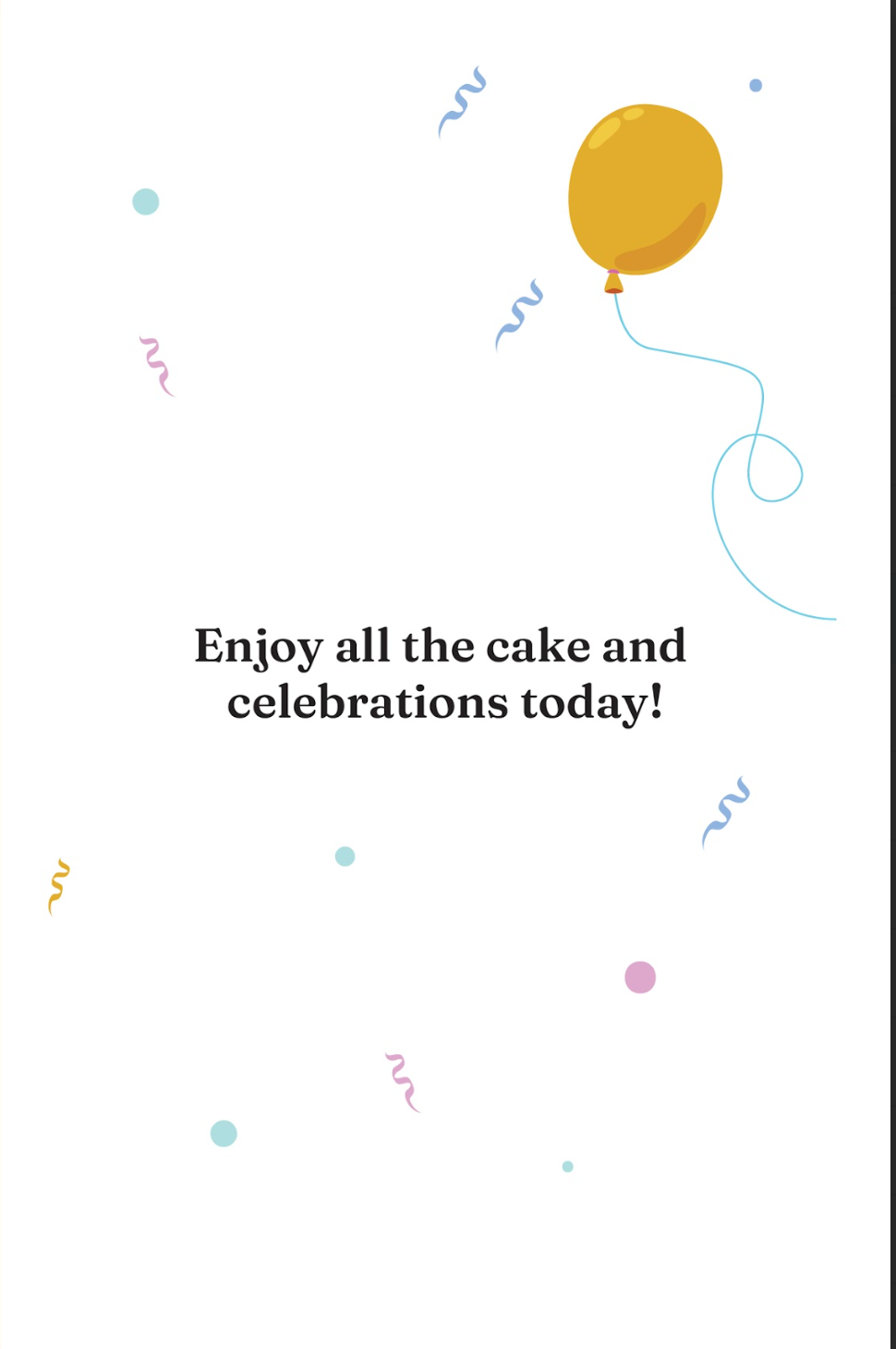 Cupcake Birthday Card