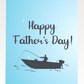 Fishing On A Lake Fathers Day Card